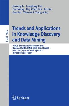 Cover of the book Trends and Applications in Knowledge Discovery and Data Mining