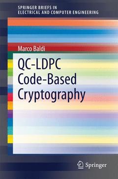 Couverture de l’ouvrage QC-LDPC Code-Based Cryptography