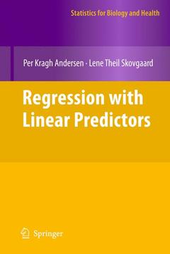 Couverture de l’ouvrage Regression with Linear Predictors