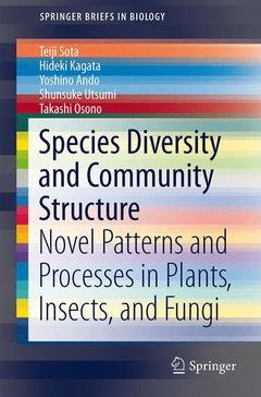 Couverture de l’ouvrage Species Diversity and Community Structure