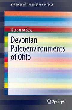 Couverture de l’ouvrage Devonian Paleoenvironments of Ohio