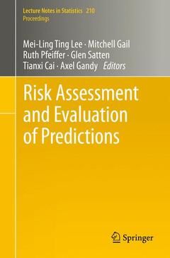 Couverture de l’ouvrage Risk Assessment and Evaluation of Predictions