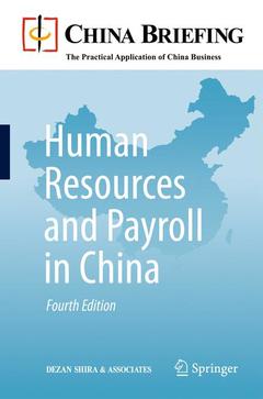 Cover of the book Human Resources and Payroll in China