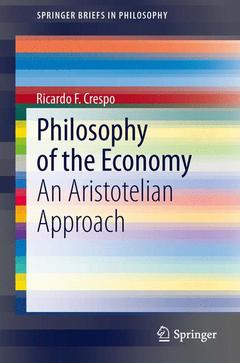 Couverture de l’ouvrage Philosophy of the Economy