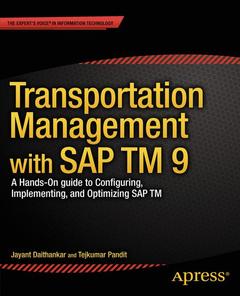 Cover of the book Transportation Management with SAP TM 9