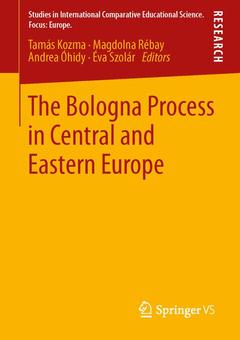 Couverture de l’ouvrage The Bologna Process in Central and Eastern Europe