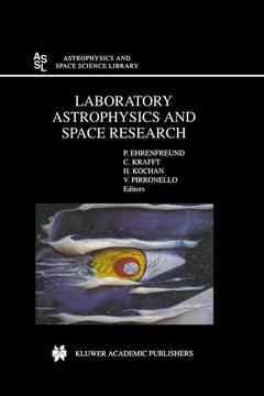 Couverture de l’ouvrage Laboratory Astrophysics and Space Research