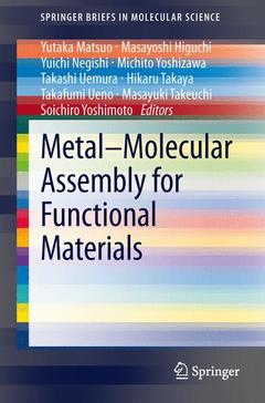 Couverture de l’ouvrage Metal-Molecular Assembly for Functional Materials