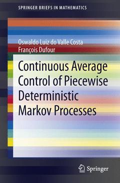 Couverture de l’ouvrage Continuous Average Control of Piecewise Deterministic Markov Processes
