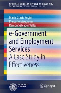 Couverture de l’ouvrage e-Government and Employment Services