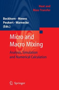 Couverture de l’ouvrage Micro and Macro Mixing