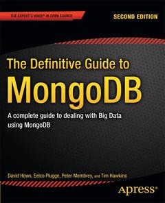 Couverture de l’ouvrage The Definitive Guide to MongoDB
