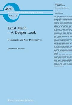 Couverture de l’ouvrage Ernst Mach — A Deeper Look