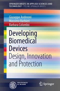 Couverture de l’ouvrage Developing Biomedical Devices