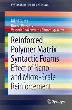Couverture de l’ouvrage Reinforced Polymer Matrix Syntactic Foams