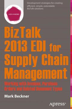Couverture de l’ouvrage BizTalk 2013 EDI for Supply Chain Management
