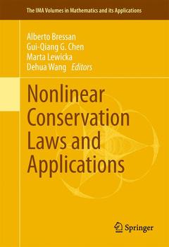 Couverture de l’ouvrage Nonlinear Conservation Laws and Applications