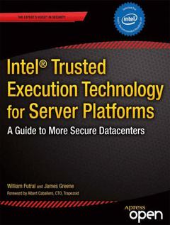 Couverture de l’ouvrage Intel Trusted Execution Technology for Server Platforms