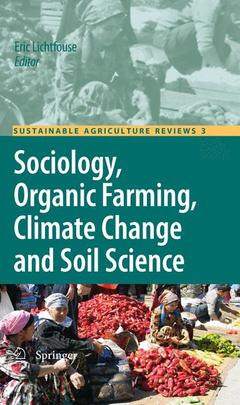 Couverture de l’ouvrage Sociology, Organic Farming, Climate Change and Soil Science