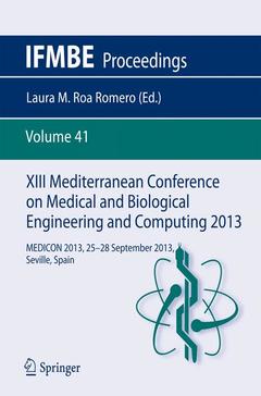 Cover of the book XIII Mediterranean Conference on Medical and Biological Engineering and Computing 2013