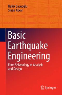 Couverture de l’ouvrage Basic Earthquake Engineering