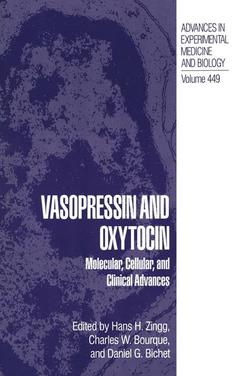 Couverture de l’ouvrage Vasopressin and Oxytocin