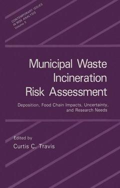 Couverture de l’ouvrage Municipal Waste Incineration Risk Assessment