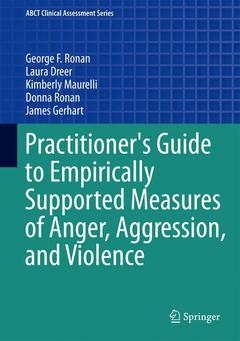 Couverture de l’ouvrage Practitioner's Guide to Empirically Supported Measures of Anger, Aggression, and Violence