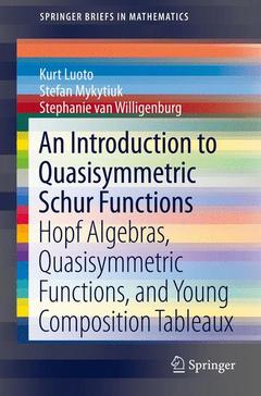 Couverture de l’ouvrage An Introduction to Quasisymmetric Schur Functions