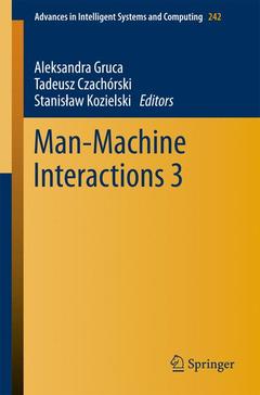 Couverture de l’ouvrage Man-Machine Interactions 3