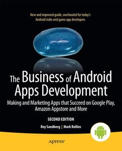 Couverture de l’ouvrage The Business of Android Apps Development