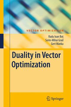 Cover of the book Duality in Vector Optimization