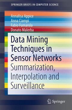 Couverture de l’ouvrage Data Mining Techniques in Sensor Networks