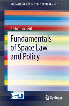 Cover of the book Fundamentals of Space Law and Policy