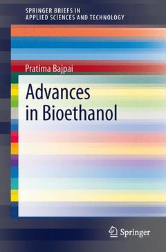 Couverture de l’ouvrage Advances in Bioethanol