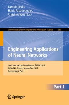Couverture de l’ouvrage Engineering Applications of Neural Networks