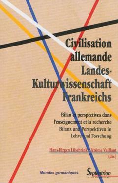 Couverture de l’ouvrage Civilisation allemande / Landes- Kulturwissenschaft Frankreichs