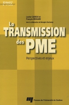 Couverture de l’ouvrage TRANSMISSION DES PME