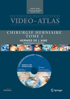 Couverture de l’ouvrage Vidéo-atlas Chirurgie herniaire - Tome 1