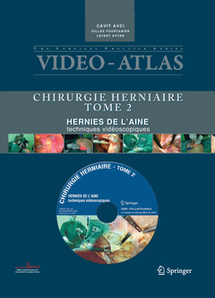 Couverture de l'ouvrage Vidéo-atlas Chirurgie herniaire - Tome 2