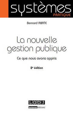 Cover of the book la nouvelle gestion publique - 2ème édition