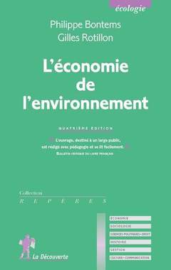 Couverture de l’ouvrage L'économie de l'environnement