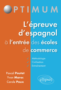 Cover of the book L'épreuve d'espagnol à l'entrée des écoles de commerce