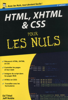 Couverture de l’ouvrage html, xhtml & css 3ed poche pour les nuls