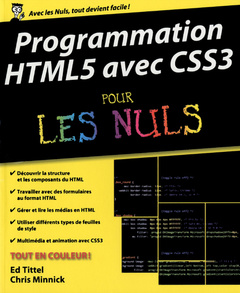 Couverture de l’ouvrage Programmation HTML5 avec CSS3 pour les nuls