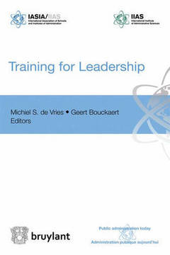 Cover of the book Training for leadership