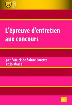 Cover of the book L'epreuve d'entretien aux concours (8ed)