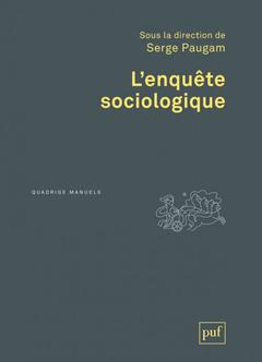 Cover of the book L'enquête sociologique