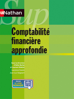 Couverture de l’ouvrage Comptabilité financière approfondie Nathan Sup