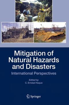 Couverture de l’ouvrage Mitigation of Natural Hazards and Disasters